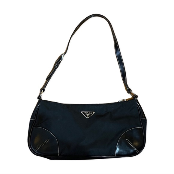 Prada Handbags - Prada Nylon Should Bag
